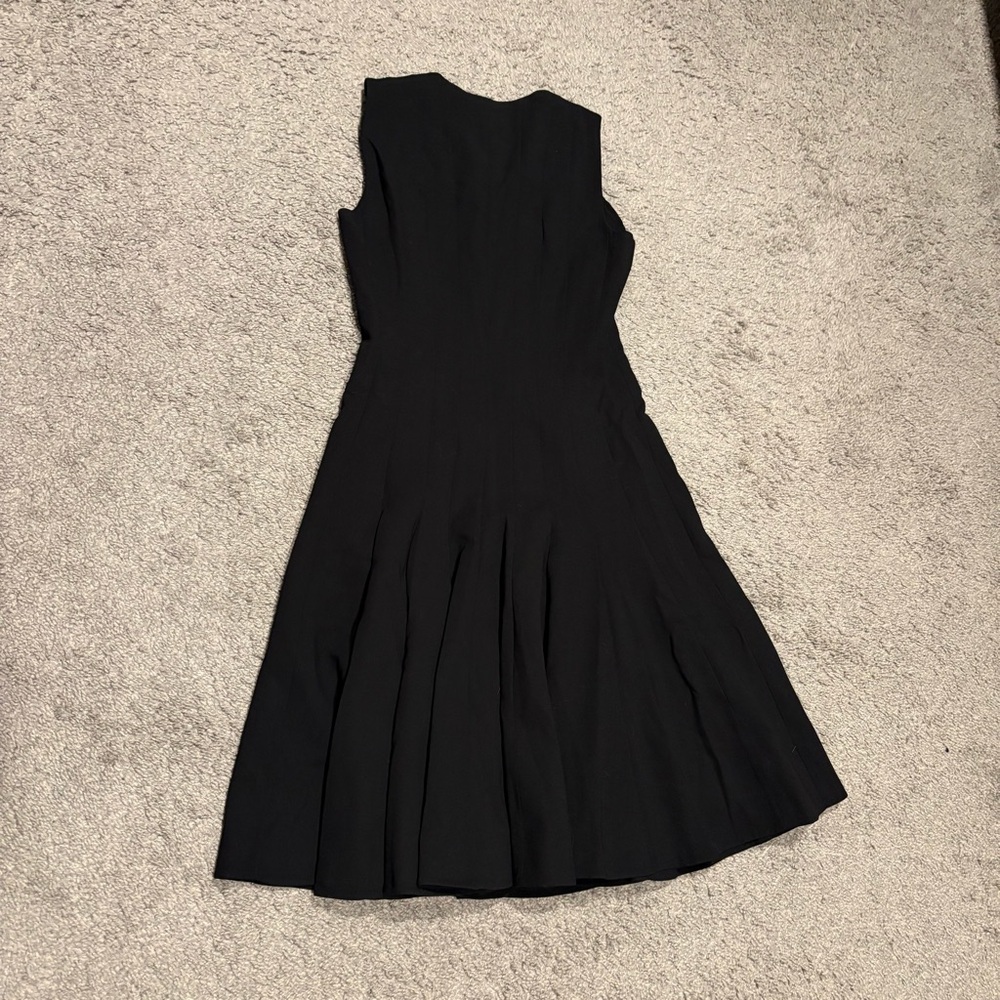 Akris Sleeveless Double Face Wool Front Zip Dress In Black Size US 4 $2,990.00 - Picture 16 of 16